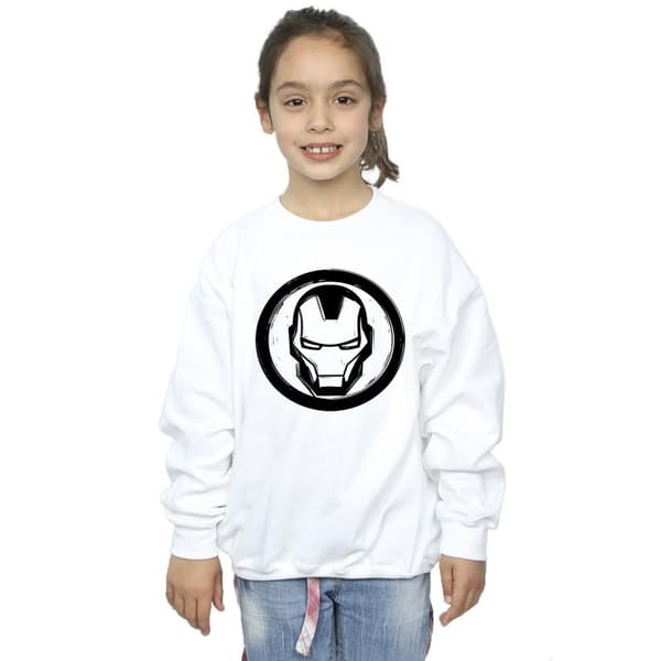 Marvel Girls Iron Man Chest Logo Sweatshirt