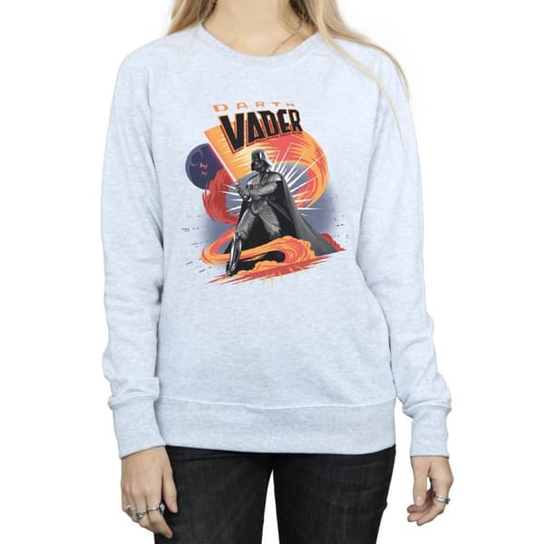 Star Wars Dam/Tjej Darth Vader Swirling Fury Sweatshirt