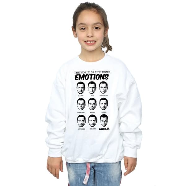 The Big Bang Theory Girls Sheldon Emotions Sweatshirt
