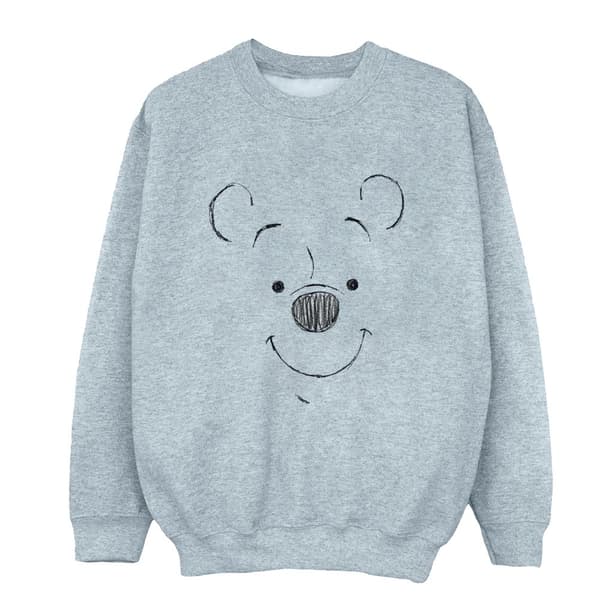 Disney Girls Winnie The Pooh Winnie The Pooh Face Sweatshirt