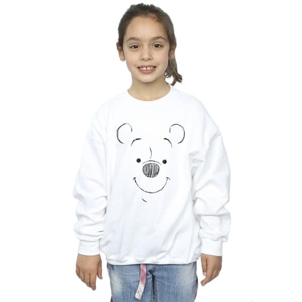 Disney Girls Winnie The Pooh Winnie The Pooh Face Sweatshirt