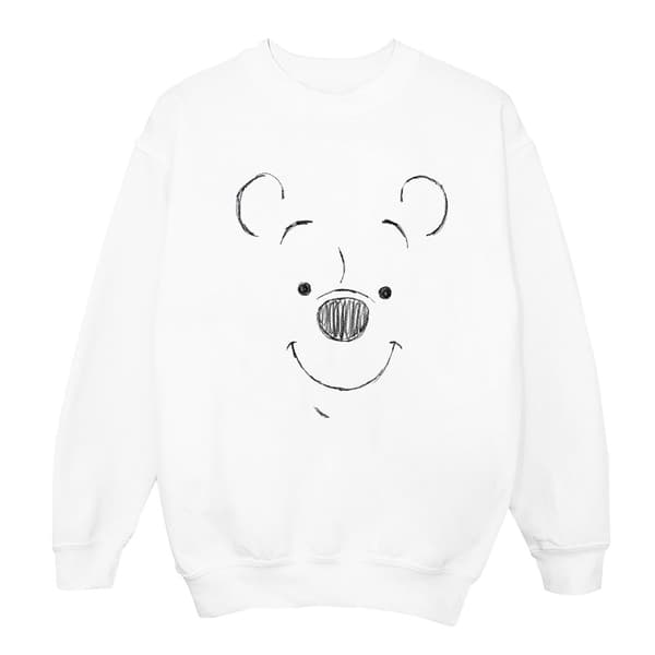 Disney Girls Winnie The Pooh Winnie The Pooh Face Sweatshirt
