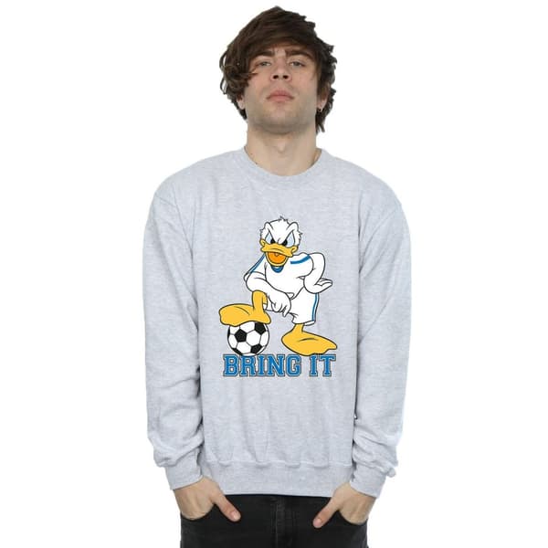 Disney Mens Donald Duck Bring It Sweatshirt
