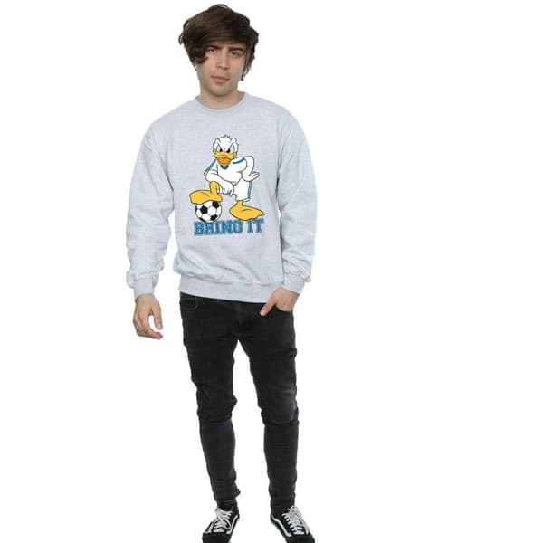 Disney Mens Donald Duck Bring It Sweatshirt