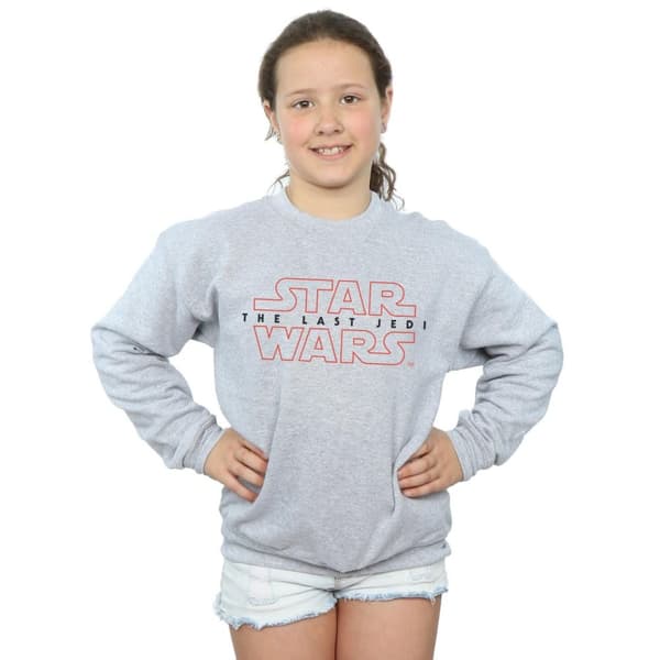 Star Wars Girls The Last Jedi Logo Sweatshirt