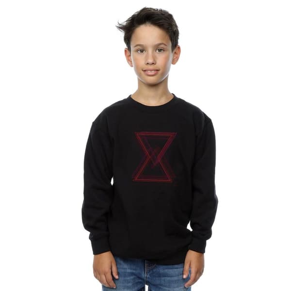 Marvel Boys Avengers Infinity War Black Widow Lines Sweatshirt