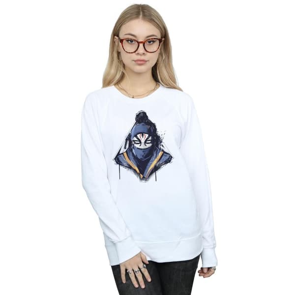 Marvel Womens/Ladies Shang-Chi And The Legend Of The Ten Rings Razor Fist Masked Paint Sweatshirt