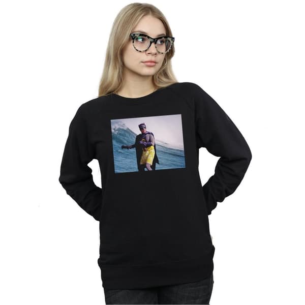 DC Comics Dam/kvinnor Batman TV Series Surfing Still Sweatshirt