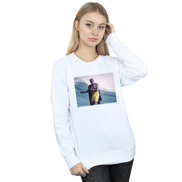 DC Comics Dam/kvinnor Batman TV Series Surfing Still Sweatshirt