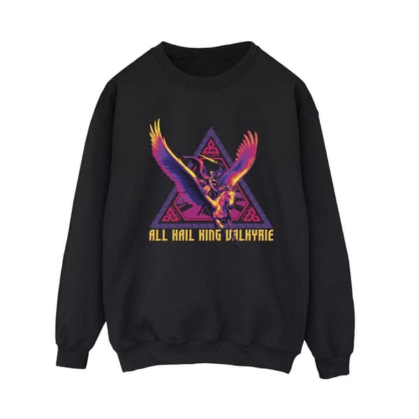 Marvel Dam/Tjej Thor Love And Thunder All Hail Valkyrie Sweatshirt