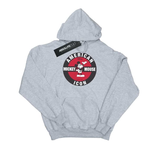 Disney Womens/Ladies Mickey Mouse American Icon Hoodie