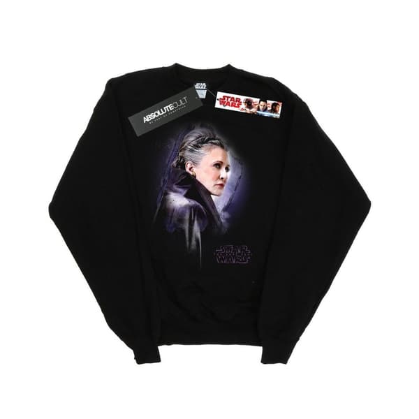 Star Wars Sweatshirt med borstad Leia från Sista Jedi för flickor