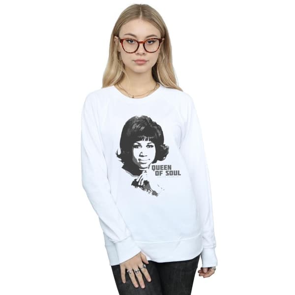Aretha Franklin Womens/Ladies Queen Of Soul Sweatshirt