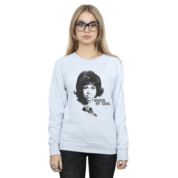 Aretha Franklin Womens/Ladies Queen Of Soul Sweatshirt