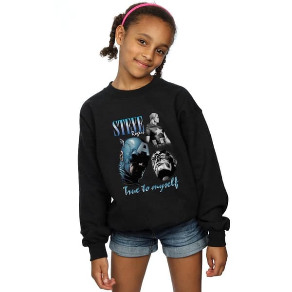 Marvel Girls Steve Rogers Homage Sweatshirt