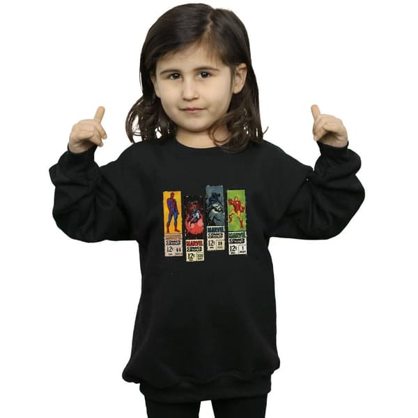 Marvel Girls Comic Strips Sweatshirt