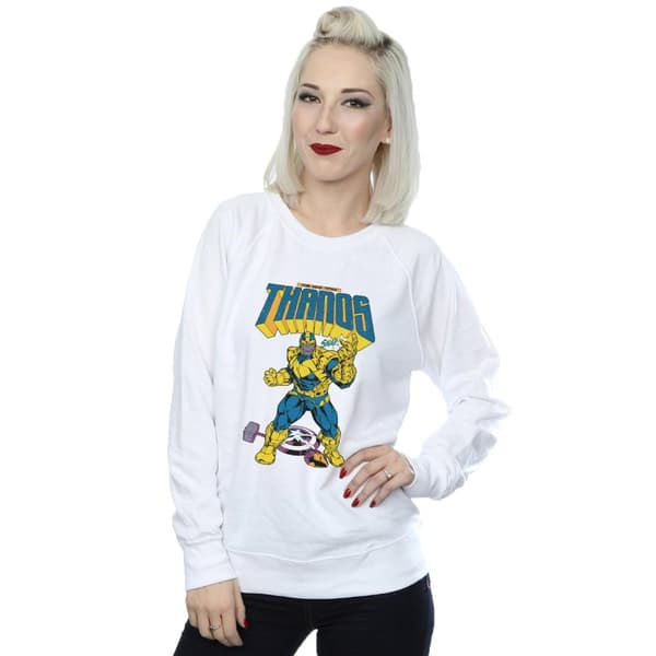 Marvel Womens/Ladies Thanos Mad Titan Snap Sweatshirt