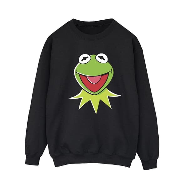 Disney Dam/Tjej Mupparna Kermit Huvud Sweatshirt