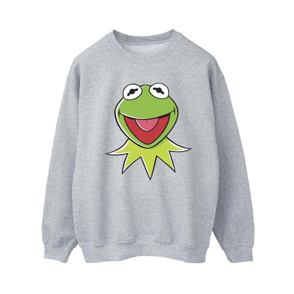 Disney Dam/Tjej Mupparna Kermit Huvud Sweatshirt