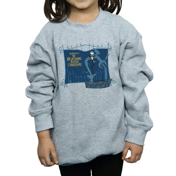 Disney Nightmare Before Christmas Jack And The Well - Sweatshirt för flickor