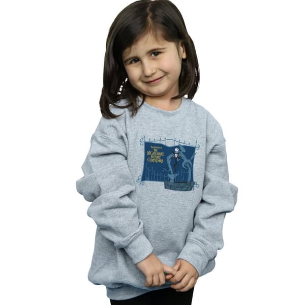 Disney Nightmare Before Christmas Jack And The Well - Sweatshirt för flickor