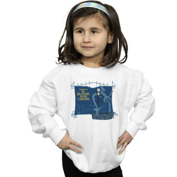 Disney Nightmare Before Christmas Jack And The Well - Sweatshirt för flickor