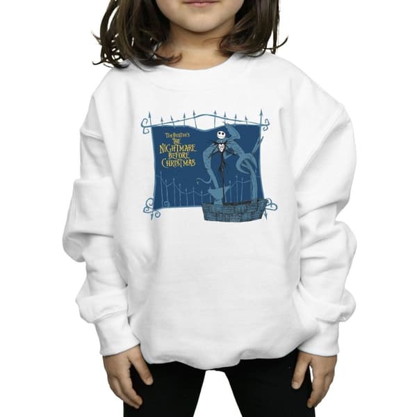 Disney Nightmare Before Christmas Jack And The Well - Sweatshirt för flickor