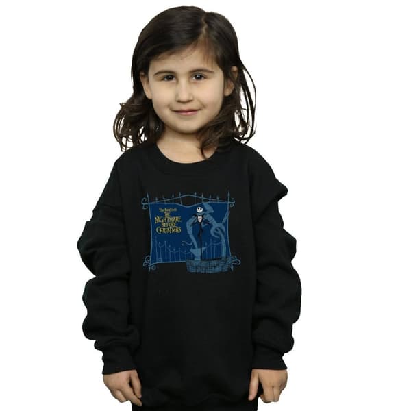 Disney Nightmare Before Christmas Jack And The Well - Sweatshirt för flickor