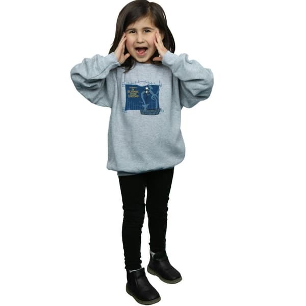 Disney Nightmare Before Christmas Jack And The Well - Sweatshirt för flickor