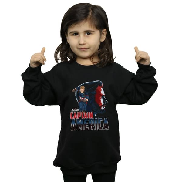 Marvel Girls Avengers Infinity War Captain America Character Sweatshirt