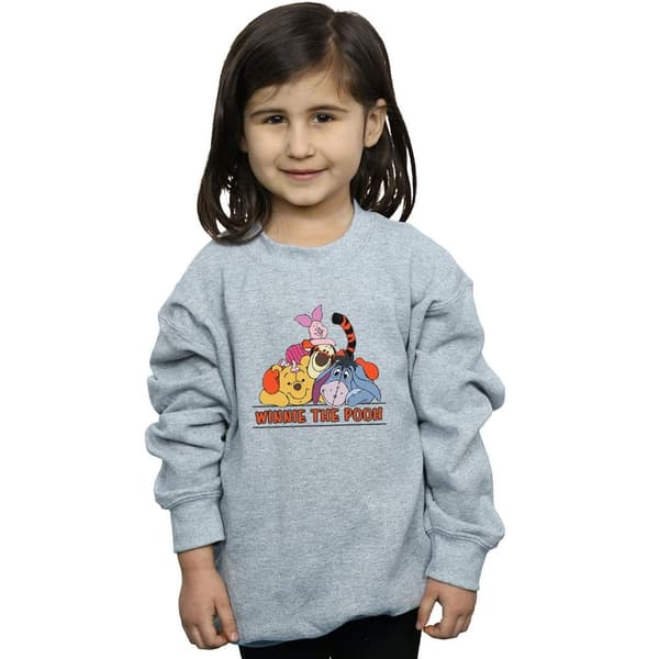 Disney Winnie The Pooh Group Sweatshirt för flickor