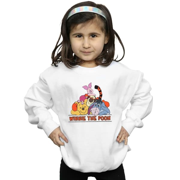 Disney Winnie The Pooh Group Sweatshirt för flickor