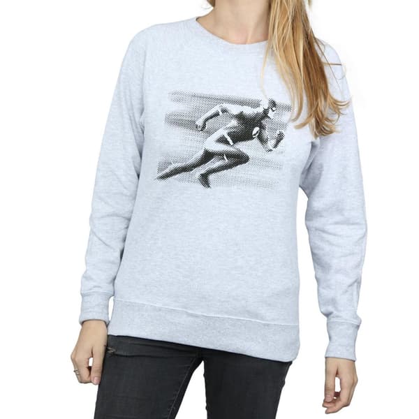 DC Comics Womens/Ladies The Flash Spot Racer Sweatshirt