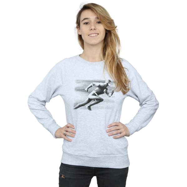 DC Comics Womens/Ladies The Flash Spot Racer Sweatshirt