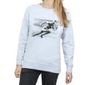 Miniatyrbilde 3 av 5: DC Comics Womens/Ladies The Flash Spot Racer Sweatshirt