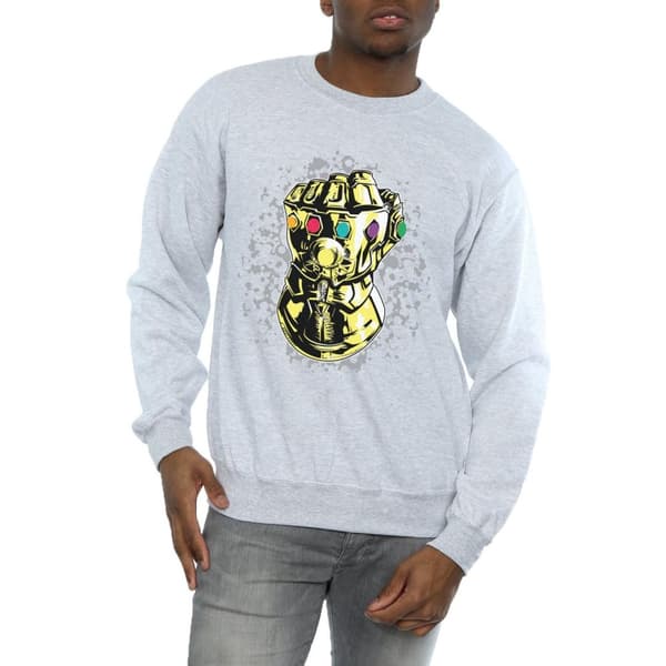Marvel Mens Avengers Infinity War Thanos Fist Sweatshirt