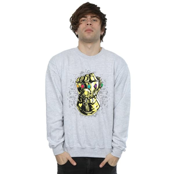 Marvel Mens Avengers Infinity War Thanos Fist Sweatshirt