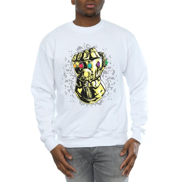 Marvel Mens Avengers Infinity War Thanos Fist Sweatshirt