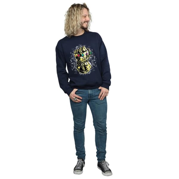 Marvel Mens Avengers Infinity War Thanos Fist Sweatshirt