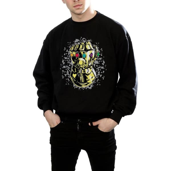 Marvel Mens Avengers Infinity War Thanos Fist Sweatshirt