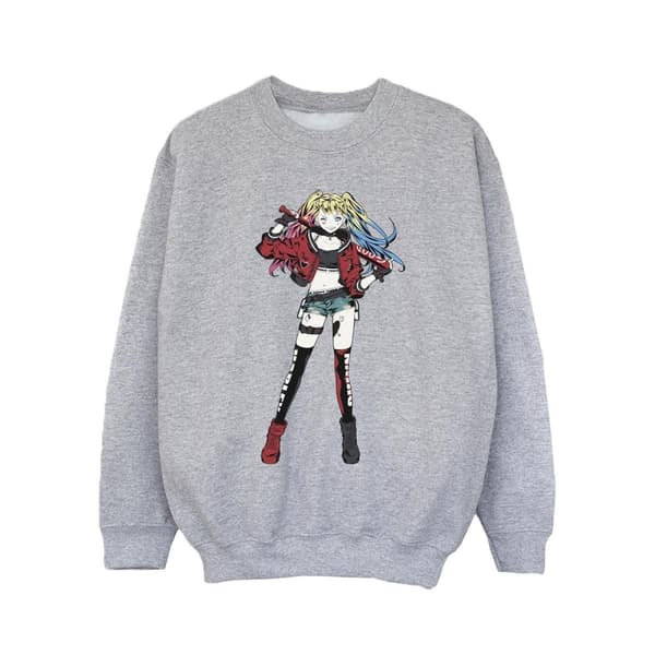 DC Comics Harley Quinn Standing Pose-tröja för flickor