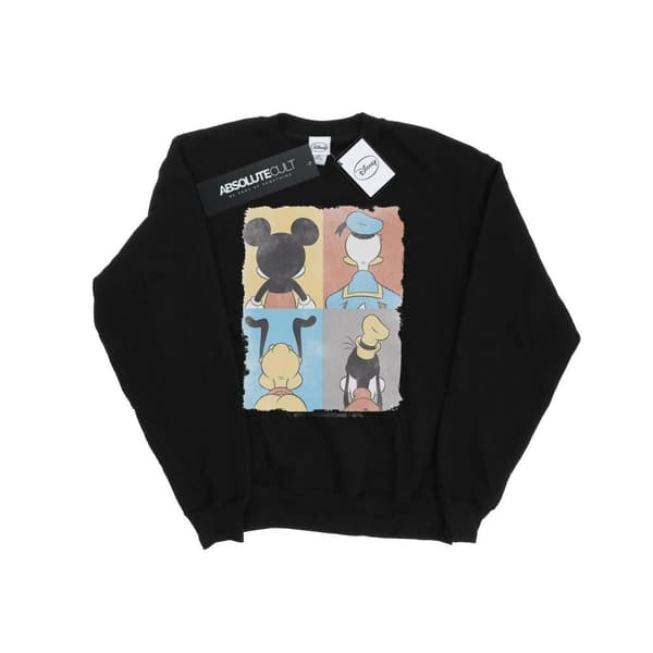 Disney Mens Mickey Mouse Four Backs Sweatshirt