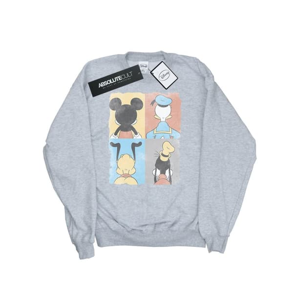 Disney Mens Mickey Mouse Four Backs Sweatshirt