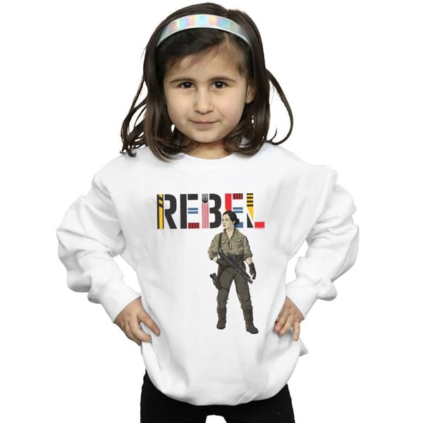 Star Wars Girls The Rise Of Skywalker Rebel Rose Sweatshirt