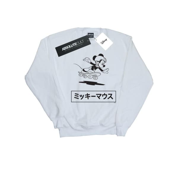 Disney Dam/Tjej Musse Pigg Skridskoåkning Sweatshirt