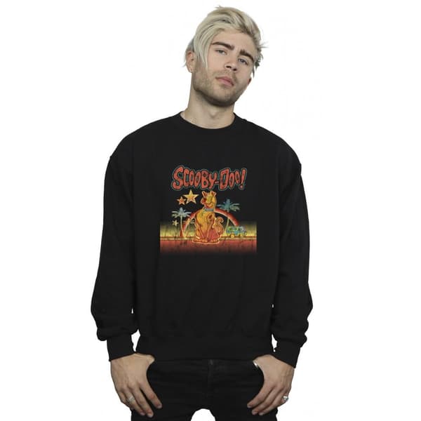 Scooby Doo Mens Palm Trees Sweatshirt