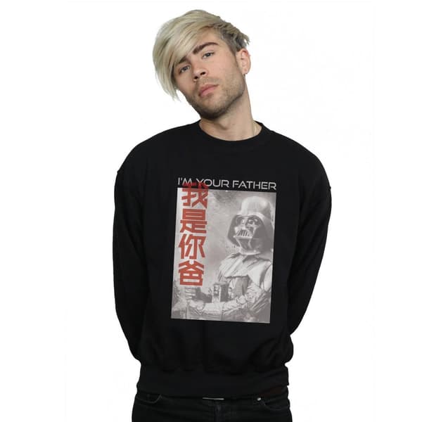 Star Wars Mens Vader I Am Your Father Chinese Sweatshirt