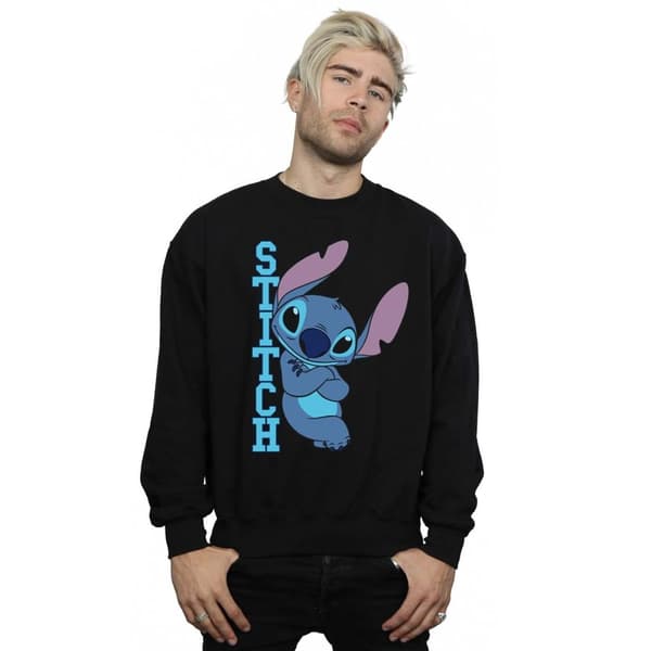 Disney Mens Lilo And Stitch Posing Sweatshirt