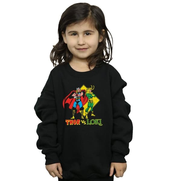 Marvel Sweatshirt Thor Vs Loki för flickor