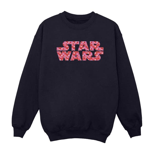 Star Wars Sweatshirt med hjärtlogotyp för kvinnor/damer